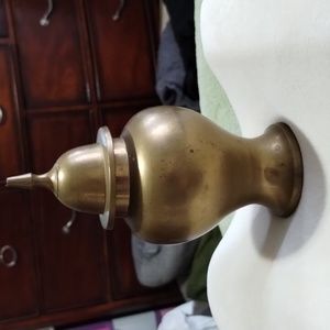 Vintage Brass Ginger Jar, Made in India